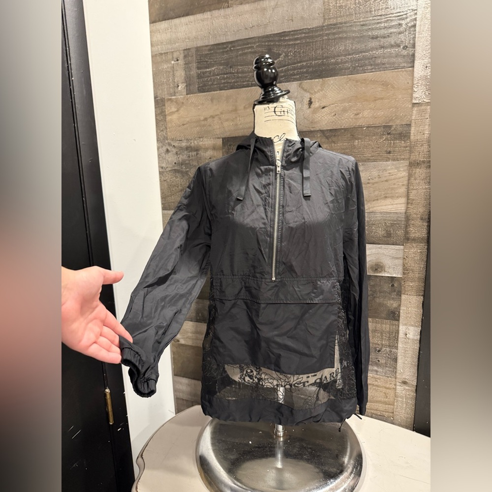 Fabletics | Lace Detail Half Zip Windbreaker - image 1